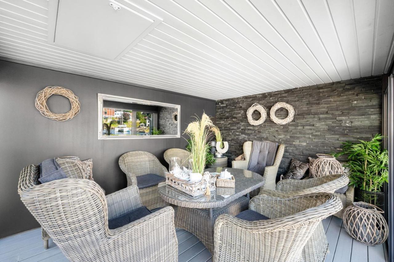 Luxurious Boathouse With Private Dock In The Best Location In Arendal Exterior photo